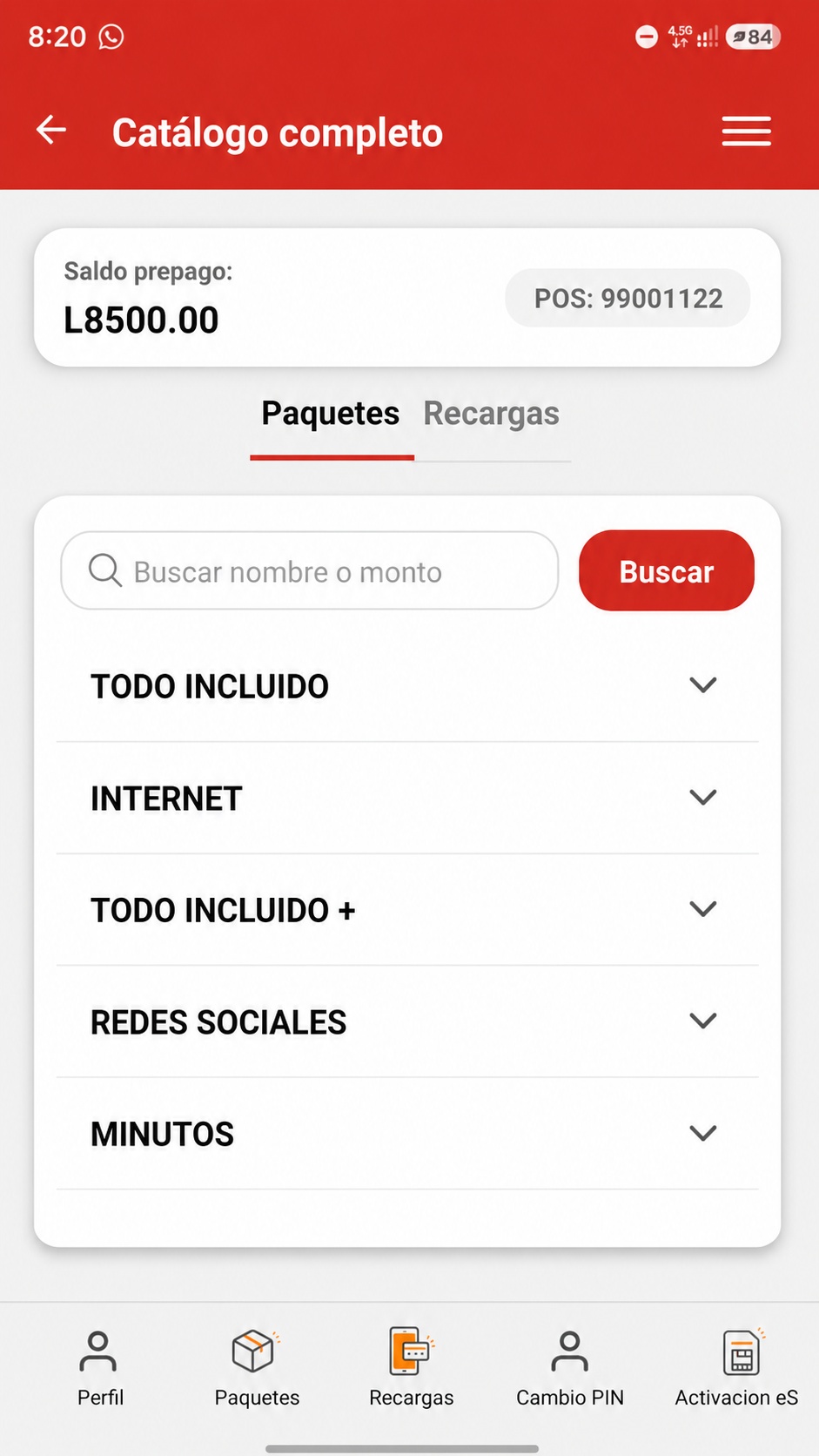 Catálogo de Claro Ventas